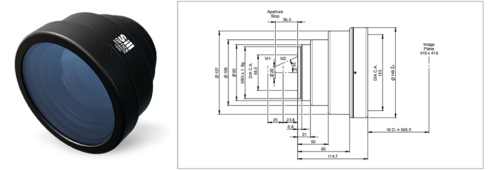 用于金属增材制造的全新f-theta扫描镜头